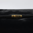 GUCCI Shoulder Bag Velor Black Gold Auth BA3030-10