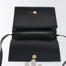 Salvatore Ferragamo Vala Shoulder Bag Leather Black Gold Auth BA3031-10