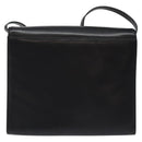 Salvatore Ferragamo Vala Shoulder Bag Leather Black Gold Auth BA3031-2