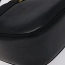 Salvatore Ferragamo Vala Shoulder Bag Leather Navy Gold Auth BA3032-14