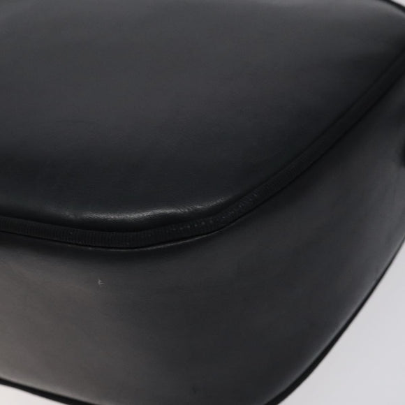 Salvatore Ferragamo Vala Shoulder Bag Leather Navy Gold Auth BA3032