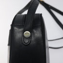 Salvatore Ferragamo Vala Shoulder Bag Leather Navy Gold Auth BA3032-17