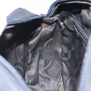 Salvatore Ferragamo Vala Shoulder Bag Leather Navy Gold Auth BA3032-20