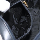 Salvatore Ferragamo Vala Shoulder Bag Leather Navy Gold Auth BA3032-21