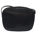 Salvatore Ferragamo Vala Shoulder Bag Leather Navy Gold Auth BA3032-2
