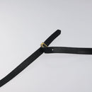 Salvatore Ferragamo Vala Shoulder Bag Leather Navy Gold Auth BA3032-8