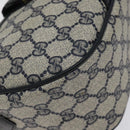 GUCCI GG Supreme Sherry Line Shoulder Bag PVC Navy Gold 89 02 032 Auth BA3033-14