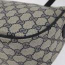 GUCCI GG Supreme Sherry Line Shoulder Bag PVC Navy Gold 89 02 032 Auth BA3033-15