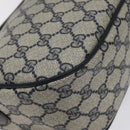 GUCCI GG Supreme Sherry Line Shoulder Bag PVC Navy Gold 89 02 032 Auth BA3033-16