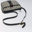 GUCCI GG Supreme Sherry Line Shoulder Bag PVC Navy Gold 89 02 032 Auth BA3033-7