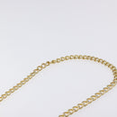 Salvatore Ferragamo Gancini Chain Shoulder Bag Leather Red Gold Auth BA3037-8