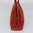 PRADA Hand Bag Nylon Red Auth BA3040-3