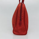 PRADA Hand Bag Nylon Red Auth BA3040-4