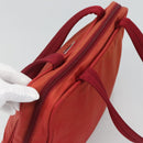 PRADA Hand Bag Nylon Red Auth BA3040-6