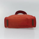 PRADA Hand Bag Nylon Red Auth BA3040-5