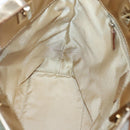 GUCCI GG Canvas Tote Bag Light Blue Gold 002 1099 Auth BA3043-17