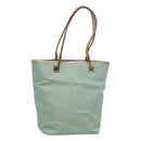 GUCCI GG Canvas Tote Bag Light Blue Gold 002 1099 Auth BA3043-1