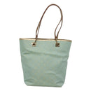 GUCCI GG Canvas Tote Bag Light Blue Gold 002 1099 Auth BA3043-2