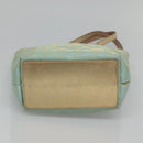 GUCCI GG Canvas Tote Bag Light Blue Gold 002 1099 Auth BA3043-5