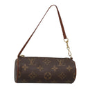LOUIS VUITTON Monogram Papillon Pouch LV Auth BA3070-1