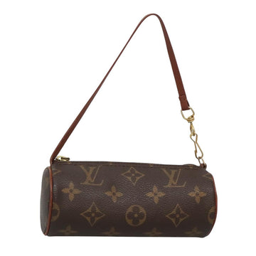 LOUIS VUITTON Monogram Papillon Pouch LV Auth BA3070