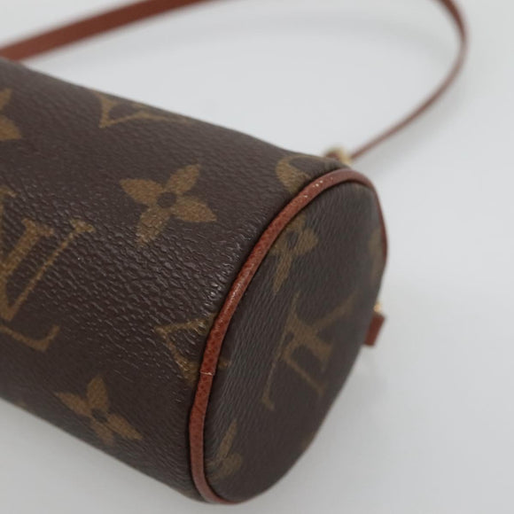 LOUIS VUITTON Monogram Papillon Pouch LV Auth BA3070