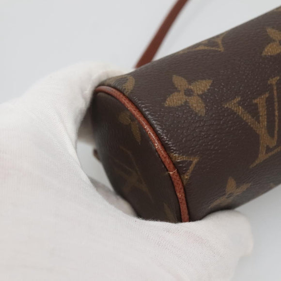 LOUIS VUITTON Monogram Papillon Pouch LV Auth BA3070