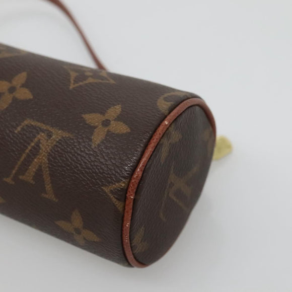 LOUIS VUITTON Monogram Papillon Pouch LV Auth BA3070