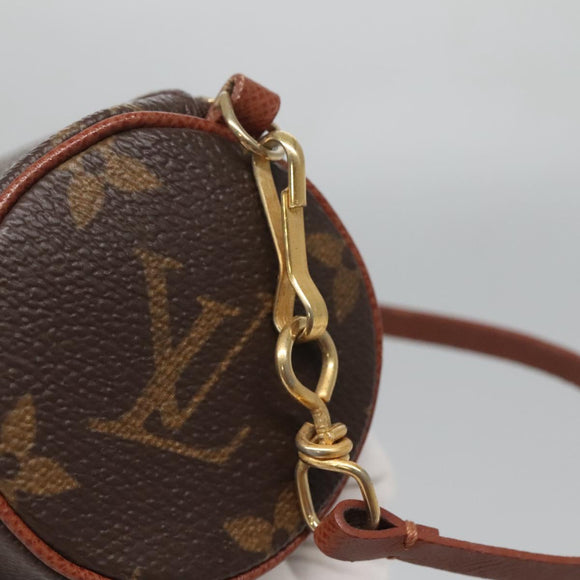 LOUIS VUITTON Monogram Papillon Pouch LV Auth BA3070