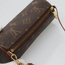 LOUIS VUITTON Monogram Papillon Pouch LV Auth BA3070-6