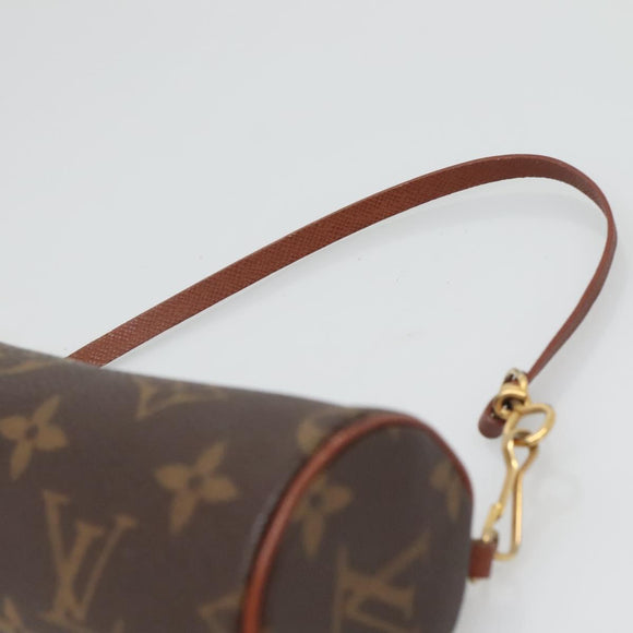 LOUIS VUITTON Monogram Papillon Pouch LV Auth BA3070