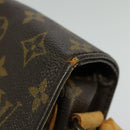 LOUIS VUITTON Monogram Cartouchiere MM Shoulder Bag M51253 LV Auth BA3075-9