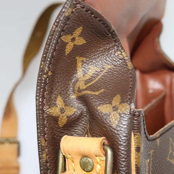 LOUIS VUITTON Monogram Cartouchiere MM Shoulder Bag M51253 LV Auth BA3075