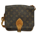 LOUIS VUITTON Monogram Cartouchiere MM Shoulder Bag M51253 LV Auth BA3075-13