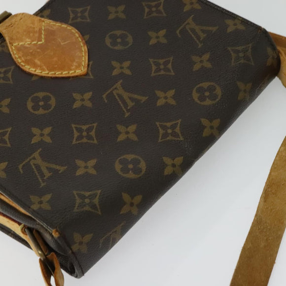 LOUIS VUITTON Monogram Cartouchiere MM Shoulder Bag M51253 LV Auth BA3075
