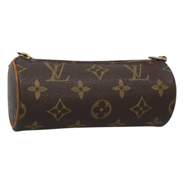LOUIS VUITTON Monogram Papillon Pouch LV Auth BA3078