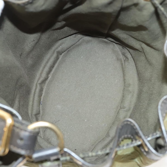 LOUIS VUITTON Monogram Mini Noelie Tote Bag TST khaki M92688 LV Auth BA3096