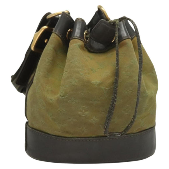 LOUIS VUITTON Monogram Mini Noelie Tote Bag TST khaki M92688 LV Auth BA3096