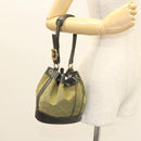LOUIS VUITTON Monogram Mini Noelie Tote Bag TST khaki M92688 LV Auth BA3096-21