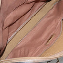 Christian Dior Honeycomb Canvas Business Bag PVC Black Gold Auth BA3097-11