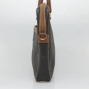 Christian Dior Honeycomb Canvas Business Bag PVC Black Gold Auth BA3097-4