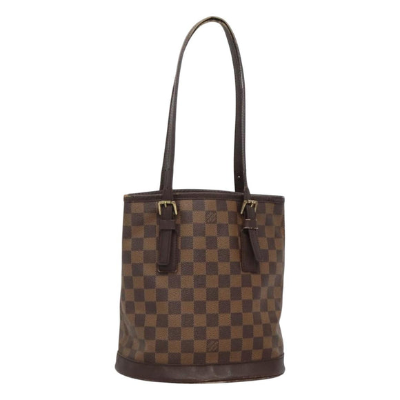 LOUIS VUITTON Damier Ebene Marais Shoulder Bag N42240 LV Auth BA310