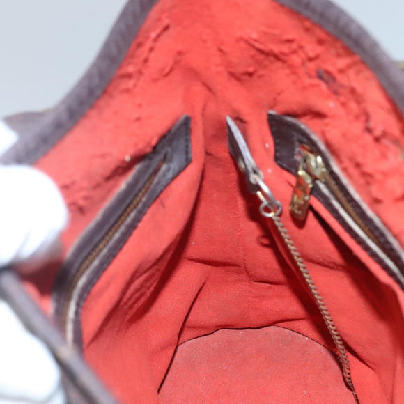 LOUIS VUITTON Damier Ebene Marais Shoulder Bag N42240 LV Auth BA310