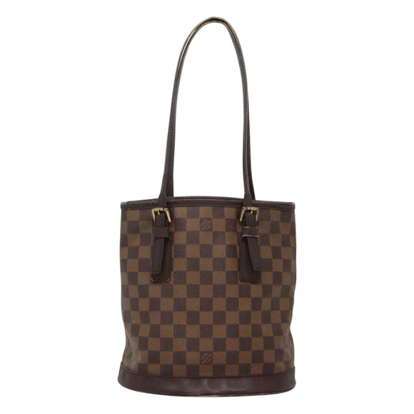 LOUIS VUITTON Damier Ebene Marais Shoulder Bag N42240 LV Auth BA310