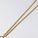CHANEL Matelasse Necklace metal Gold CC Auth BA3100-4