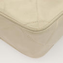 CHANEL Matelasse COCO Mark Chain Bag Lamb Skin Beige Gold CC Auth BA3101-17