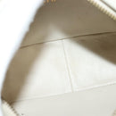 CHANEL Matelasse COCO Mark Chain Bag Lamb Skin Beige Gold CC Auth BA3101-10