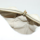 CHANEL Matelasse COCO Mark Chain Bag Lamb Skin Beige Gold CC Auth BA3101-19