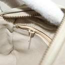 CHANEL Matelasse COCO Mark Chain Bag Lamb Skin Beige Gold CC Auth BA3101-21