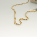 CHANEL Matelasse COCO Mark Chain Bag Lamb Skin Beige Gold CC Auth BA3101-7